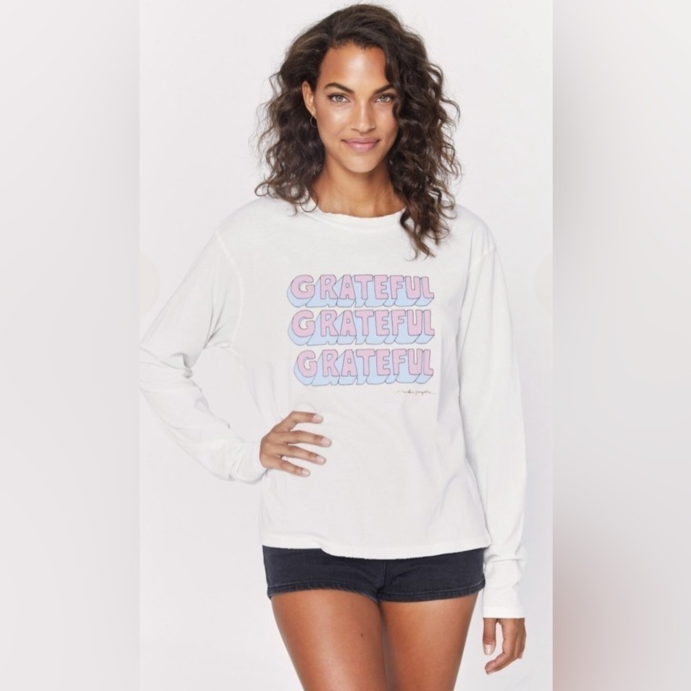 SPIRITUAL GANGSTER GRATEFUL GAME CHANGER T-SHIRT - STONE WHITE